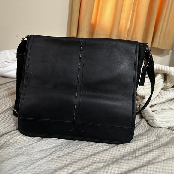 Coach Lexington Map Messenger Bag - Picture 1 of 16